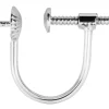18ct White Gold Ear Screw Cup And Peg 4mm Round Wire