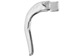 18ct White Gold Ear Wire Arm, Back Clip Only, 100% Recycled Gold