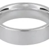 18ct White Gold Flat Court Easy Fit Wedding Ring 2.0mm, Size K, 2.6g Medium-weight, Hallmarked, Wall Thickness 1.44mm, 100% Recycled Gold