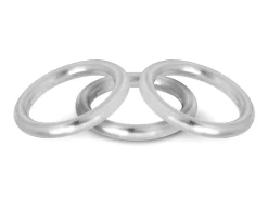 9ct White Gold Halo Wedding Ring 2.0mm, Size L, 2.2g Heavyweight, Hallmarked, Wall Thickness 2.00mm, 100% Recycled Gold