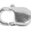 9ct White Gold Lobster Trigger Clasp Catch Trigger 8mm Rhodium Plated
