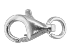 18ct White Gold 8mm Baroque, Jump Ring Trigger, A17191
