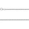 18ct White Gold 1.6mm Franco Chain 18"/45cm Hallmarked