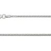 9ct White Gold 1.5mm Franco Chain 18"/45cm Hallmarked
