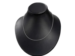 18ct White Gold 1.5mm Round Spiga Chain 20