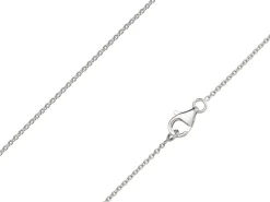 18ct White Gold 1.1mm Round Trace Chain 18"/45cm Hallmarked