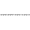 18ct White Gold 1.3mm Round Trace Chain Loose Unhallmarked