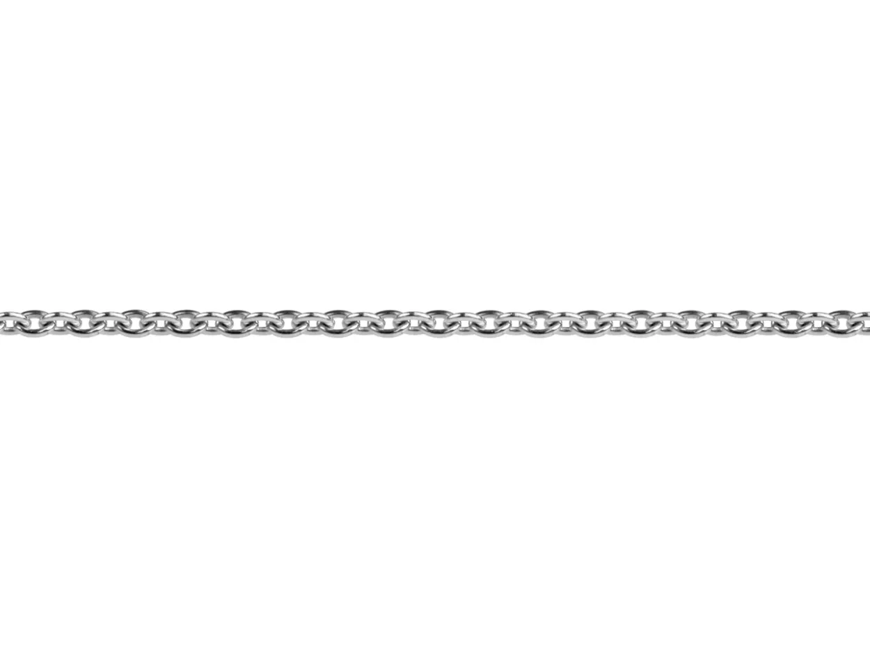 18ct White Gold 1.7mm Round Trace Chain Loose Unhallmarked
