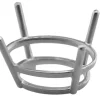 18ct White Gold Oval Double Gallery Collet 6x4mm