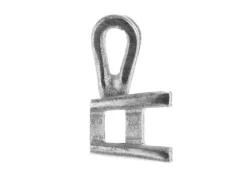 18ct White Gold Round Double Gallery 4 Claw Pendant 25pt