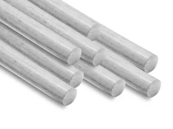 18ct White Gold Round Pin Wire 1.50mm Fully Hard, Straight Lengths, 100% Recycled Gold