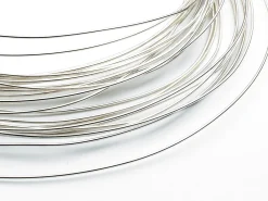9ct White Gold Round Wire 0.80mm, 100% Recycled Gold