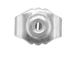 18ct White Gold Scroll Large, 100% Recycled Gold
