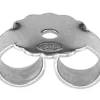18ct White Gold Scroll Large, 100% Recycled Gold