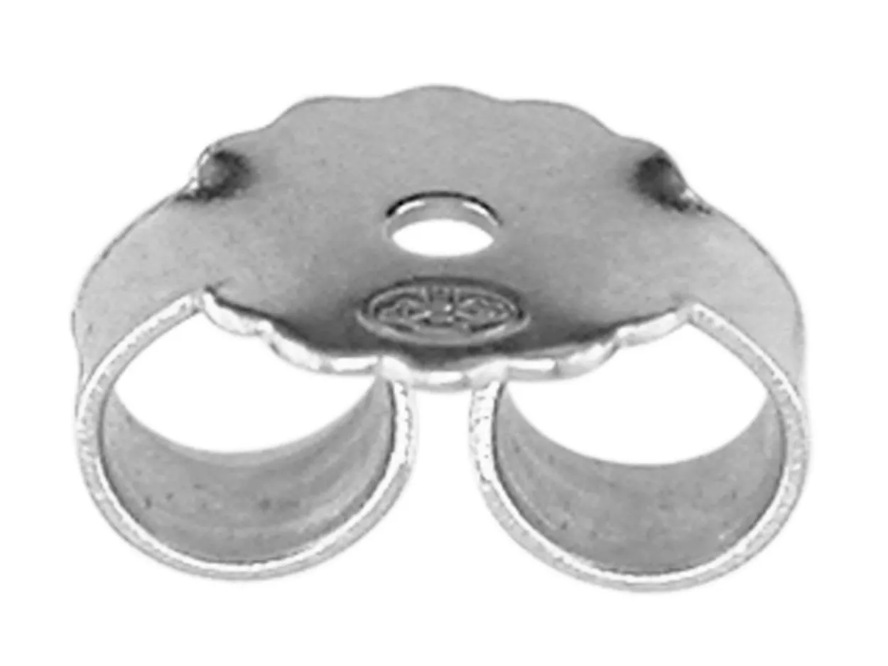 18ct White Gold Scroll Large, 100% Recycled Gold