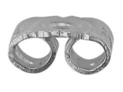 18ct White Gold Scroll Large, 100% Recycled Gold