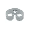 9ct White Gold Scroll Medium, 100% Recycled Gold