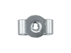9ct White Gold Scroll Medium, 100% Recycled Gold