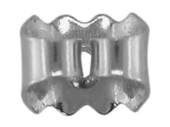 18ct White Gold Scroll Medium, 100% Recycled Gold