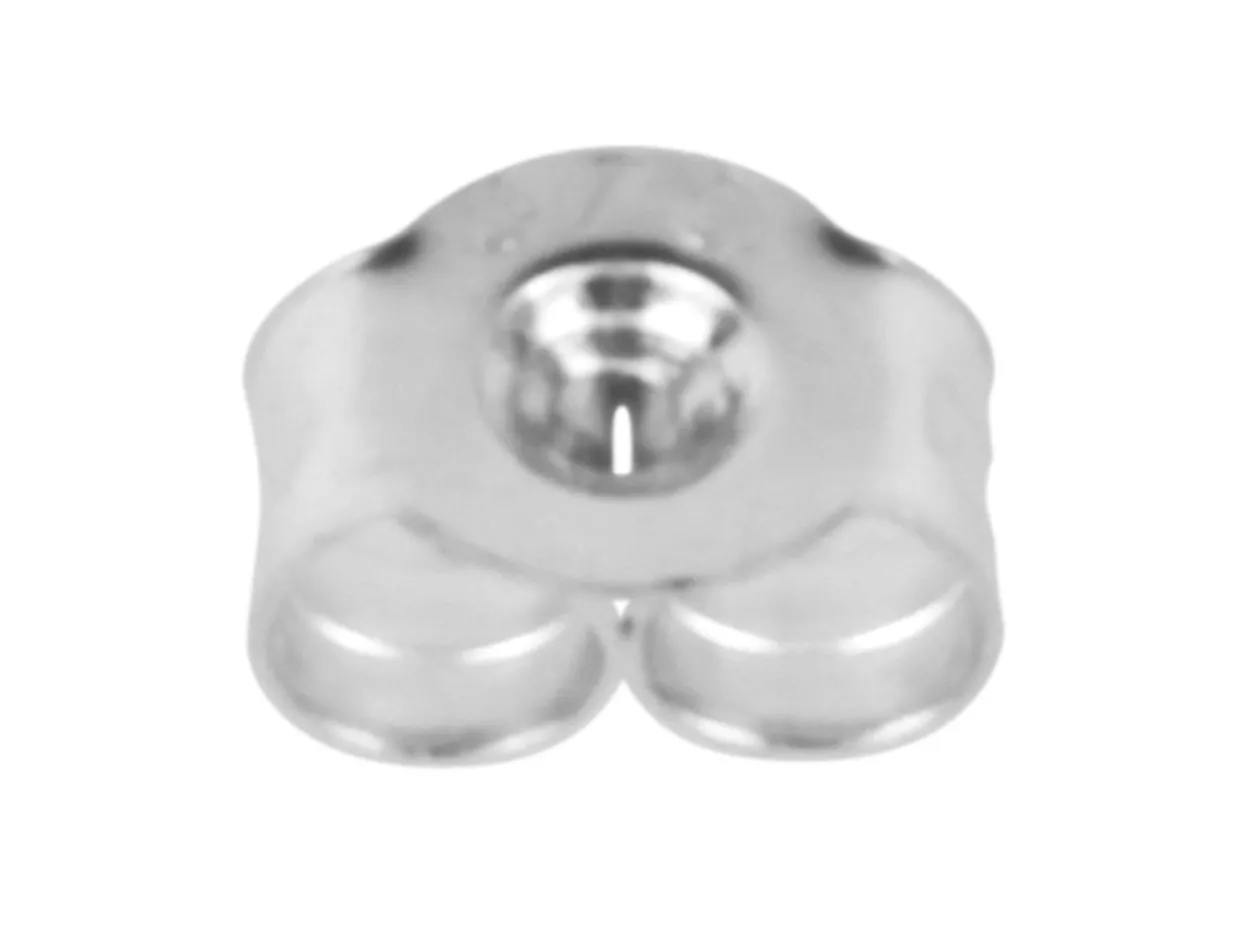 9ct White Gold Scroll Small Pack of 6, 100% Recycled Gold