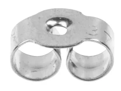 9ct White Gold Scroll Small, 100% Recycled Gold
