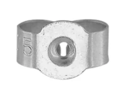 9ct White Gold Scroll Small, 100% Recycled Gold