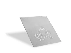 9ct White Gold Solder Panel Medium 1g, 100% Recycled Gold