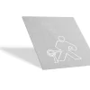 18ct White Gold Solder Panel Medium 1g 100% Recycled Gold