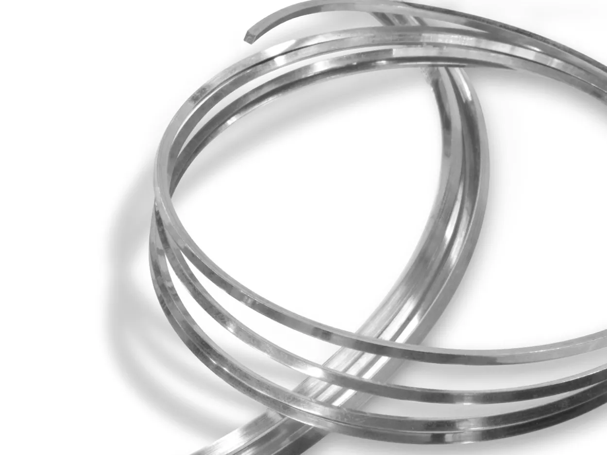18ct White Gold Square Wire 3.00mm Fully Annealed, 100% Recycled Gold