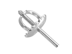 9ct White Gold Threaded Wire And Scroll Medium-weight, 100% Recycled Gold