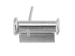 18ct White Gold Tube Brooch Catch 6mm Side Opening