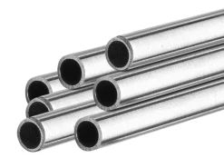 9ct White Gold Tube, Ref 5, Outside Diameter 3.0mm Inside Diameter 2.1mm, 0.45mm Wall Thickness, 100% Recycled Gold