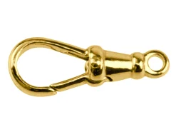 9ct Yellow Gold Albert 23mm Fixed Top Closed Eyelet