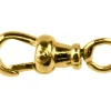 9ct Yellow Gold Albert Swivel 15mm Open Ring