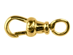 9ct Yellow Gold Albert Swivel 15mm Open Ring