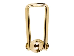 9ct Yellow Gold Assembled Cuff Link Fitting Round Bar With U Arm Plain