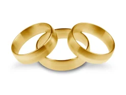 9ct Yellow Gold Blended Court Wedding Ring 2.0mm, Size N, 1.3mm Wall, Hallmarked, Wall Thickness 1.30mm, 100% Recycled Gold