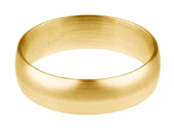 18ct Yellow Gold Blended Court Wedding Ring 3.0mm, Size I, 1.3mm Wall, Hallmarked, Wall Thickness 1.30mm, 100% Recycled Gold