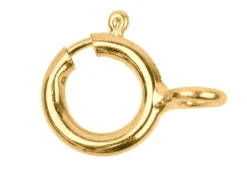 18ct Yellow Gold Bolt Ring Closed 5mm
