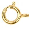 18ct Yellow Gold Bolt Ring Closed 7mm