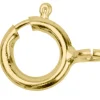 18ct Yellow Gold Bolt Ring Open 5mm