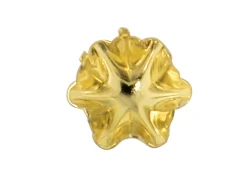 9ct Yellow Gold Buttercup Claw Earring 4mm