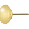 9ct Yellow Gold Button Stud 8mm