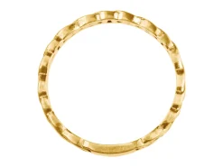 9ct Yellow Gold Celtic Band Ring 4mm Wide Hallmarked Size O