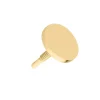 9ct Yellow Gold Circle Labret Post 3mm