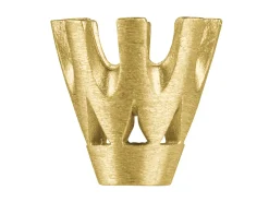 9ct Yellow Gold Collet Cast Rex/bezel 8 Claw 5.0mm