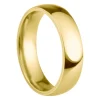 18ct Yellow Gold Court Wedding Ring 5.0mm, Size Z, 3.97g Super Lightweight, Laser Hallmarked, Wall Thickness 1.8mm, 100% Recycled Gold