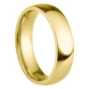 18ct Yellow Gold Court Wedding Ring 5.0mm, Size W, 3.80g Super Lightweight, Laser Hallmarked, Wall Thickness 1.8mm, 100% Recycled Gold