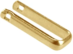 9ct Yellow Gold Cufflink U-arm Only, Lightweight, 100% Recycled Gold