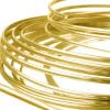9ct Yellow Gold D Shape Wire 3.00mm X 1.00mm, 100% Recycled Gold